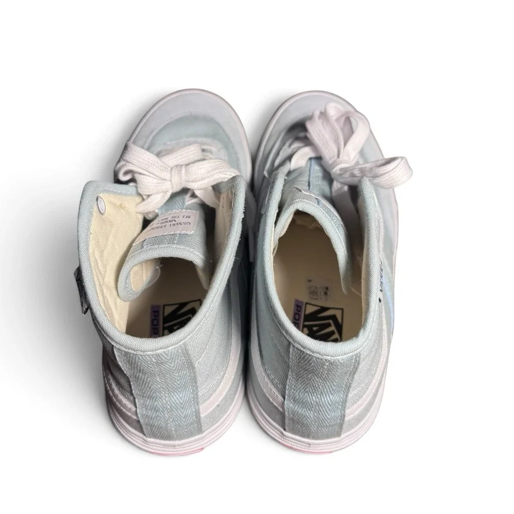 Vans Gilbert Crockett Pro Mid Men's 8 Winter Sky White Skate Shoes NWOB
